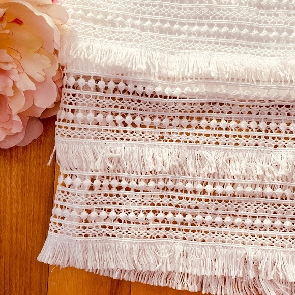 White House Black Market Fringe Lace Pencil Skirt - Picture 2 of 5